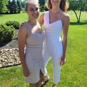 Dusty rose colored summer dress